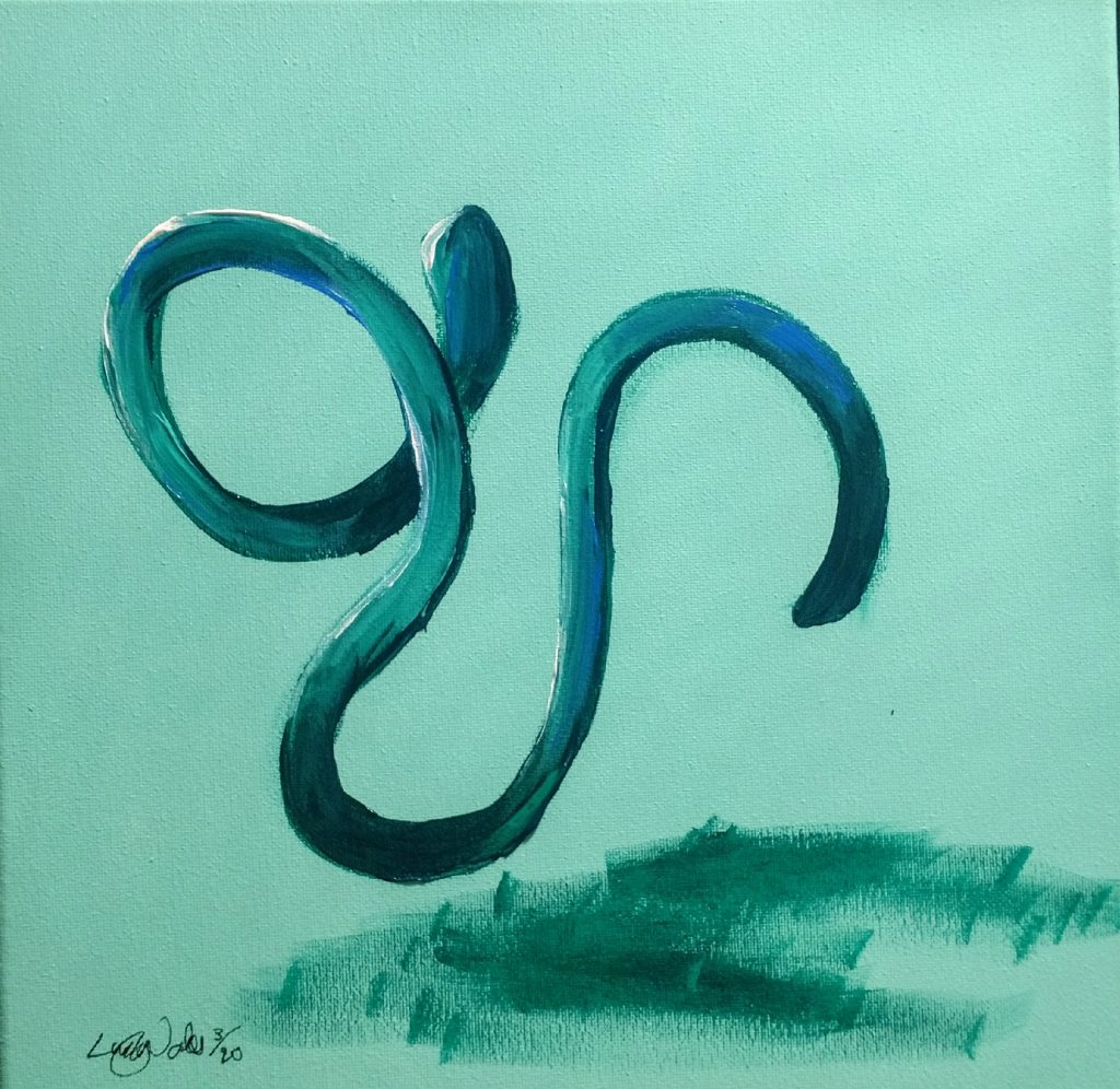 Artist representation of the Ebola virus