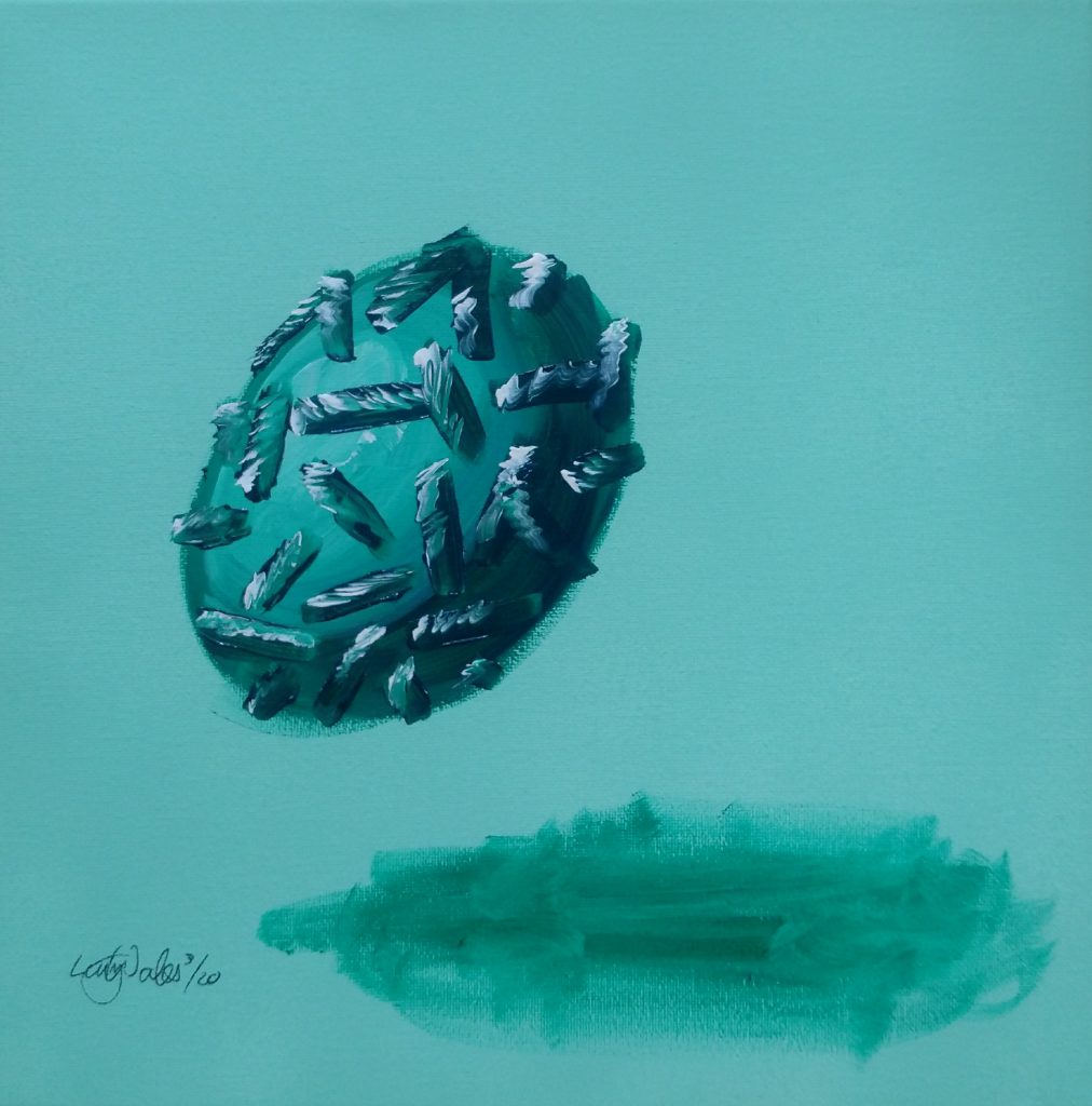 Artist representation of the Smallpox virus