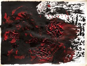"Image 3," 38 inches × 22 inches, watercolor on paper.